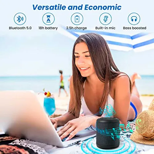 Parlante Wesdar Bluetooth Portátil K208 Negro Ss