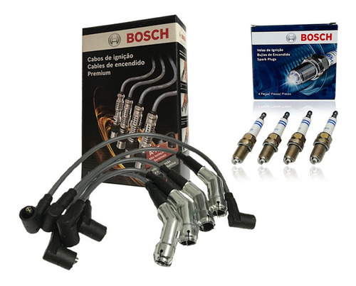 Kits Cabos E Velas Bosch Escort Cht 1.0 1.6 Gasolina 93 A 96