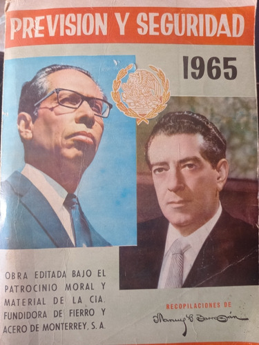 Libro Almanaque Previsión Y Seguridad 1965 Díaz Ordaz