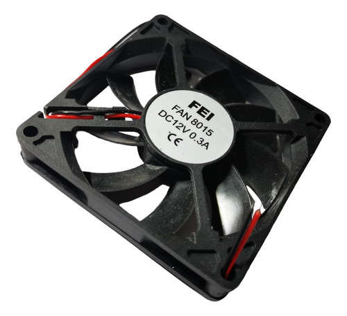 Ventilador 12v 0.30a 8x8x1.5cm     #13-ve 