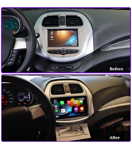 Radio Android Carplay 2+32gb Chevrolet Beat Spark Gt