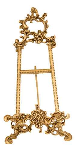 Soportes De Placa De Estilo Retro Para Caballete De Latón