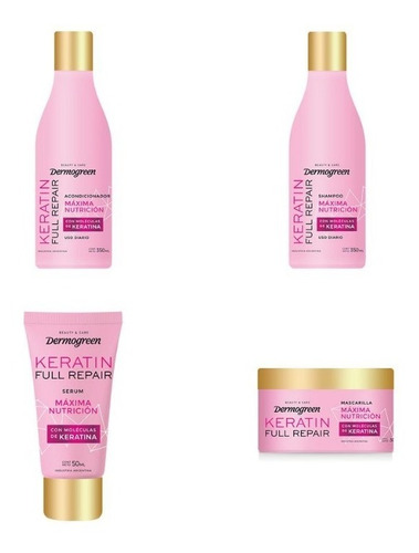 Imagen 4 de 4 de Shampoo Reparador C/ Keratina Maxima Nutricion X350ml