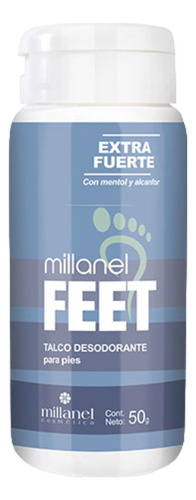 Talco Desodorante Pédico Extra Fuerte Millanel Feet