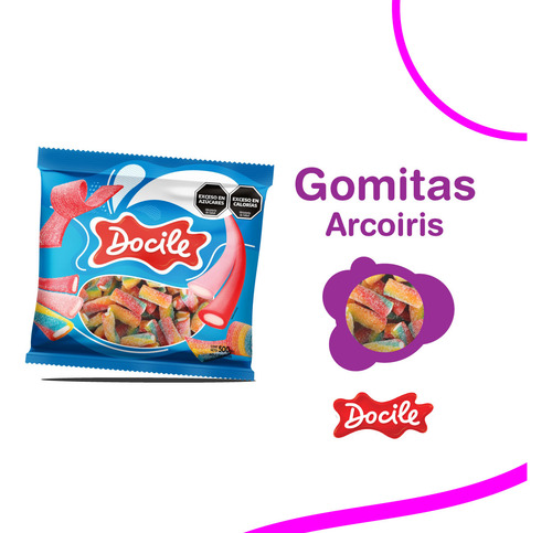 Gomitas Coloridas Ácidas Caramelos Golosinas Importadas 500g