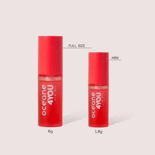 Mini Lip Oil Rosa Punch Océane 4you 1,8g