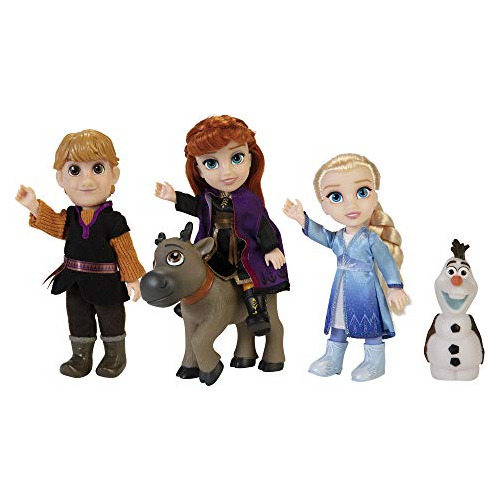 Disney Frozen 2 Petite Dolls Gift Set - Incluye Elsa, Anna,