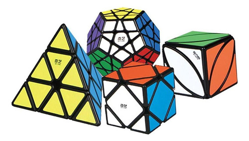 4 Piezas Twist Puzzle Brain Teaser Cube Juguete De