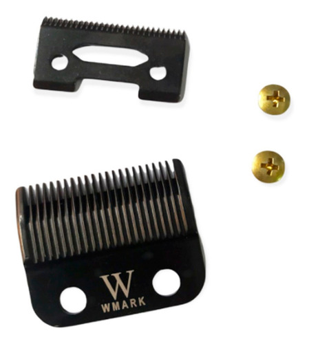 Imagem 2 de 3 de Lâmina Wmark Taper Profissional Aço Maquinas D16 Preto