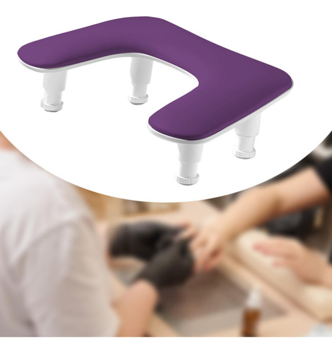 U Forma De Uña De Reposapiés De Reposapié De Púrpura