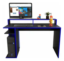 Comprar Escritorio Gamer Pc + Espacio Para Monitor Baires4 Color Azul