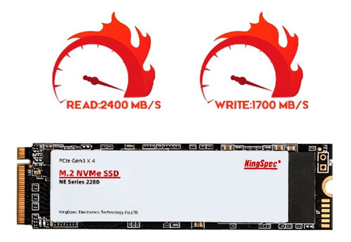 Memoria Kingspec Ssd M2 Nvme 128gb Pcie