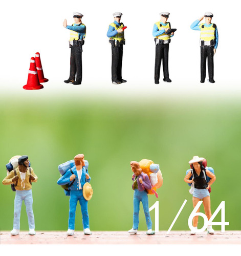 Figuras De Personas En Miniatura A Escala 1/64, Decoración