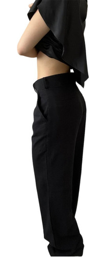 Pantalón Mujer Sastrero  Mom De Vestir Talle  S Y M