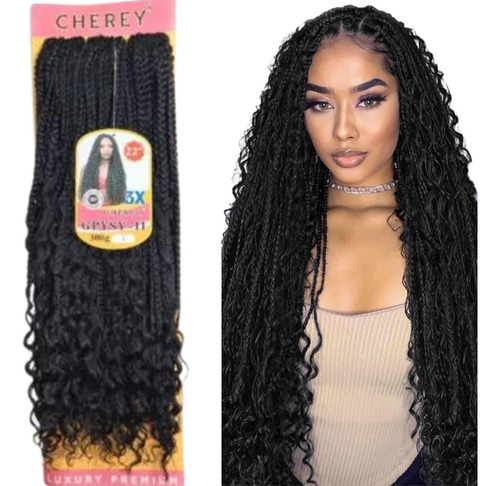 Cabelo Gypsy 300gr Cherey Crochet Braids Sintético Pronto