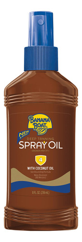 Banana Boat Sunscreen Dark Tanning Oil With Carrot And Bana.