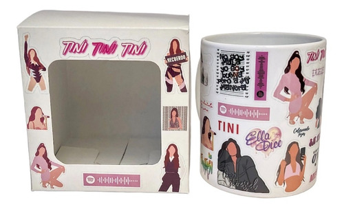 Taza Tini Stoessel Con Código Spotify