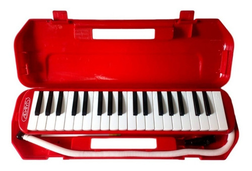 Imagen 5 de 5 de Flauta Melodica Melody 32 Teclas Rosado- Estuche Rigido