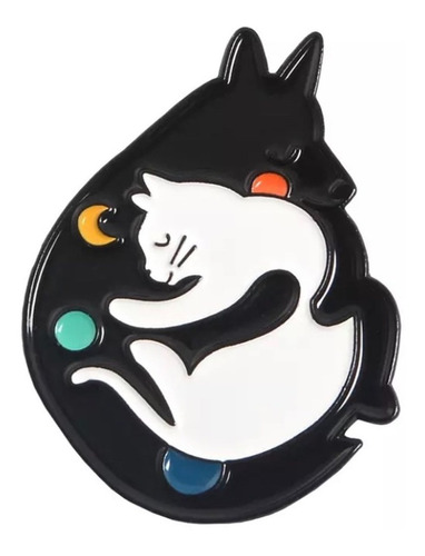 Pin Gato Perro Abrazo Infinito Broche Gatuna Cat Dog