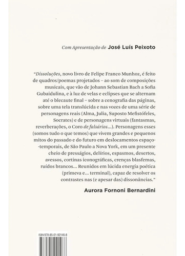 Livro Dissoluções ( Felipe Franco Munhoz )
