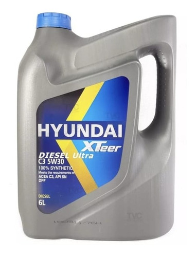Aceite De Motor Hyundai Xteer 5w-30 6l Dielsel