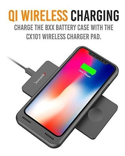 Imagen 5 de 6 de Carcasa De Batería Y Cargador Inalámbrico Para iPhone X / Xs