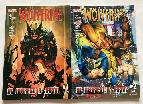 Comic Marvel: Wolverine - Regreso A Japón. 2 Tomos, Historia Completa. Ed. Ovnipress