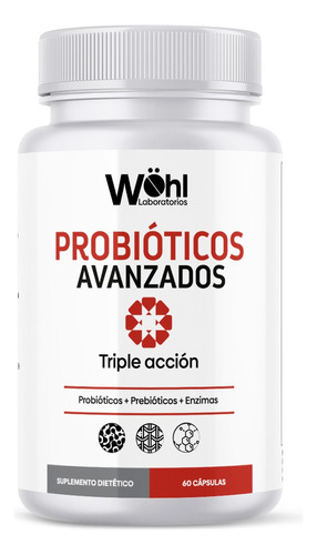 Probióticos Avanzados Laboratorios Wöhl 60 Cápsulas 