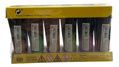 Encendedores Recargable Clipper Jet Flame 12pz Variado