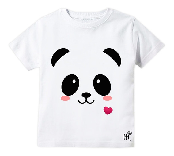 Camiseta Panda Infantil No Mercado Livre Brasil - camisa da natasha panda roblox