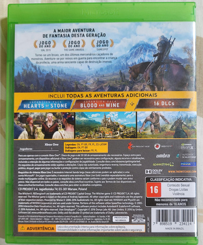 The Witcher 3 Complete Edition Xbox One Fisico