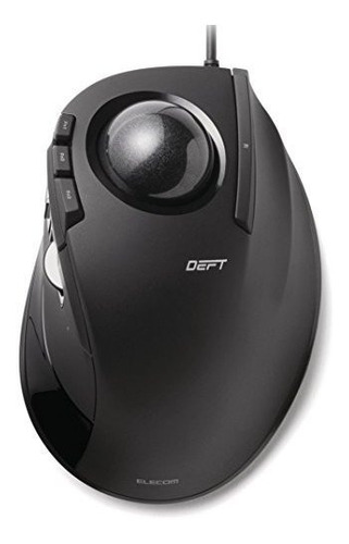 Elecom Mdt2urbk Alambrico Trackball Mouse Para El Dedo Indic