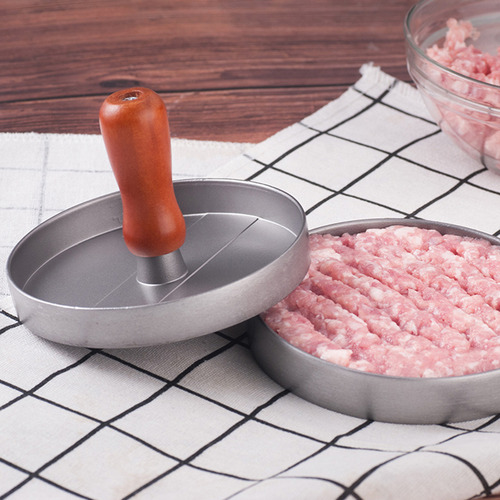 Hamburguesa Antiadherente De Carne De Un Cuarto De Libra Y M