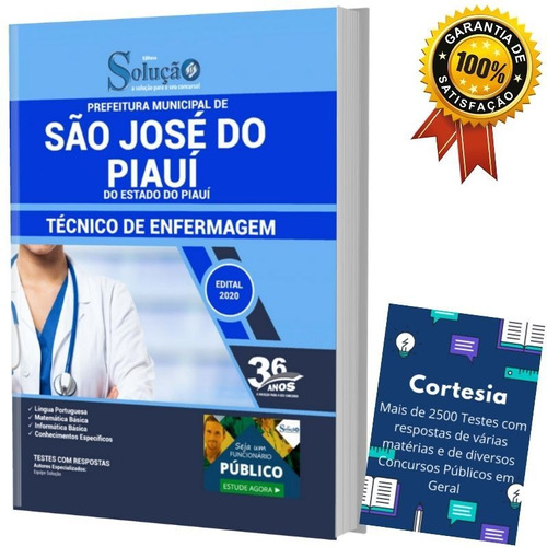 Apostila São José Do Piauí Pi - Técnico De Enfermagem