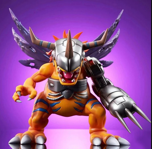 Figura Anime Digimon Adventure Mounstro Metal Greymon Cyborg (Reacondicionado)