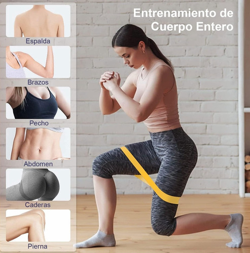 E T Easytao Banda De Resistencia 5pcs Ligas De Ejercicio Multicolor