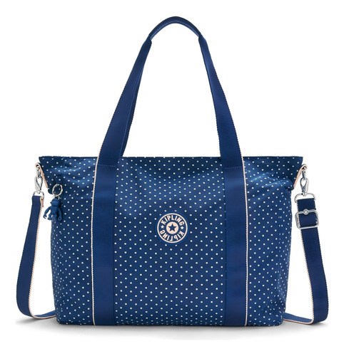 Sacola Kipling Ki5072u40 Smooth Design Soft Dot Blue
