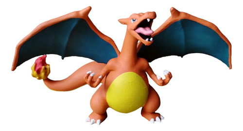  Figura Charizard De Pokémon Primera Generación 3d Pintado