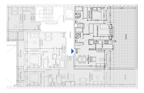Departamento De 2 Dormitorios A Estrenar Con Cochera, Patio Y Amenities
