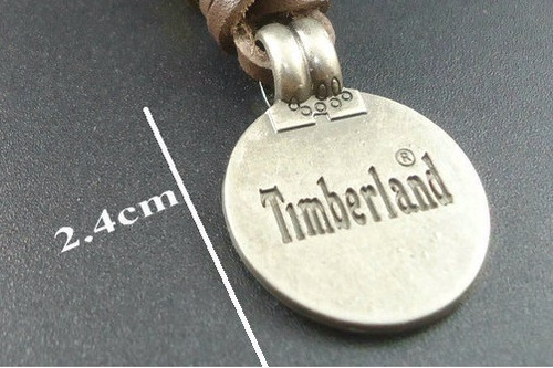 Colar Cordão Timberland Vintage Masculino Couro