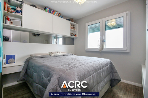 Acrc Imóveis - Apartamento Mobiliado Com Isolamento Acústico Para Venda No Bairro Victor Konder - Ap04134 - 69025730