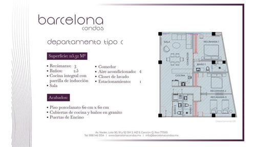 Imagen 16 de 29 de Departamento En Venta En El Centro De Cancun