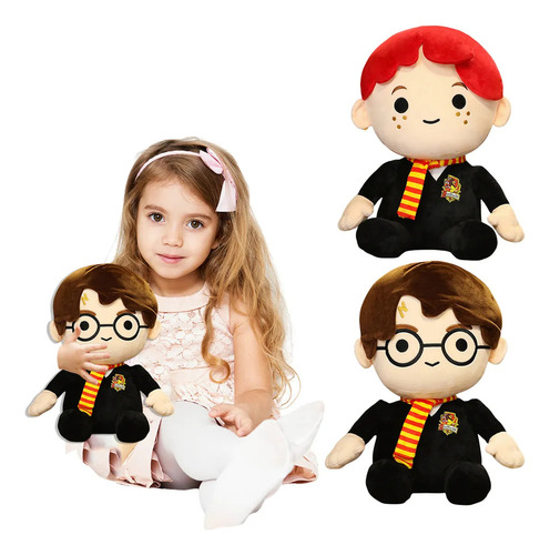 Y 2pcs Peluche Harry Potter Ron Weasley 22cm Mago Cumpleaños
