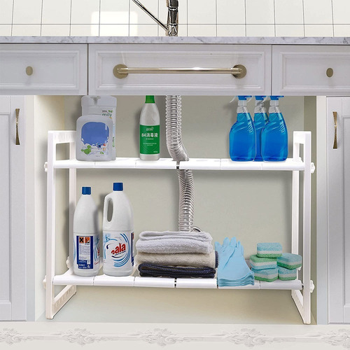 Imagen 4 de 10 de Escurridor De Platos,rejilla Para Fregadero Ajustable38-70cm
