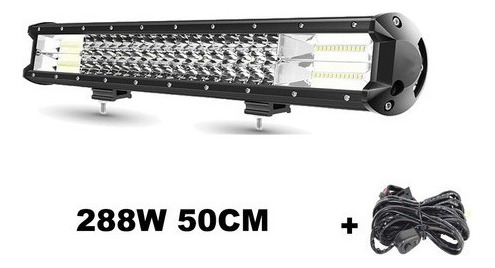 Barra Triple 96 Leds Recta 20 Combo 12-36 V 288 W - Cable Co