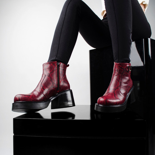 Imagen 2 de 4 de Botas Botinetas Botines De Cuerdo De Mujer - Lome - Ferraro