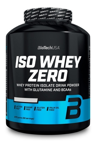 Suplemento en polvo Iso Whey Zero  Biotech Iso Whey Zero proteínas sabor tiramisú en pote de 2.27kg