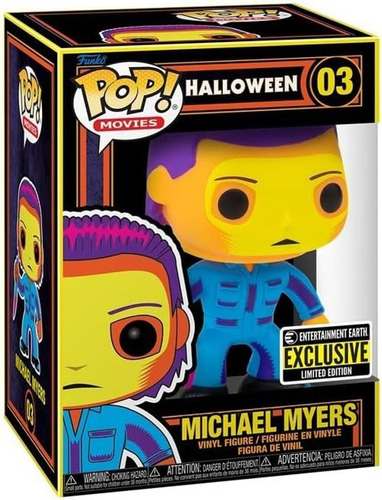 Funko Pop Halloween Michael Myers Black Light Eearth Excl