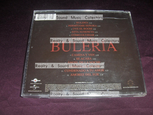 David Bisbal Buleria Cd Universal 2004 (Usado)