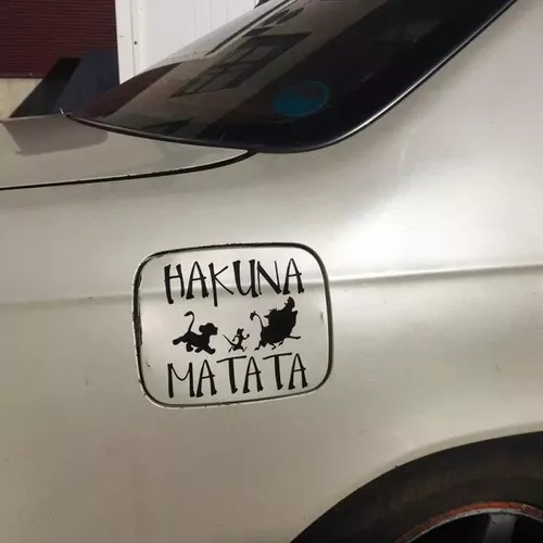 Stiker Pegatina Para Vehículo Hakuna Matata Una Forma De Ser